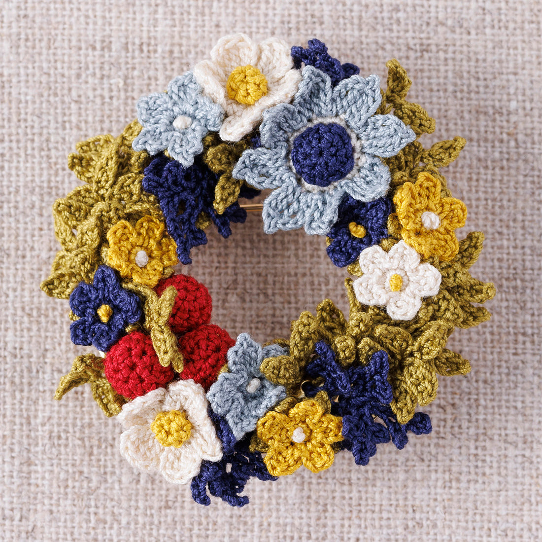 Forest Wreath Brooch Pattern