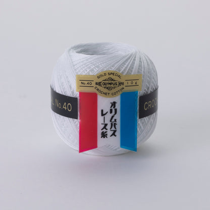 Gold Label No. 40 Lace Yarn, 10g Ball