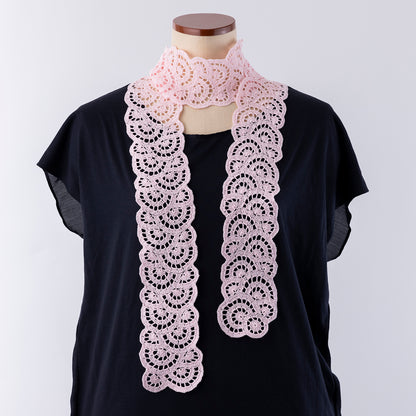 Polka dot pattern stole knitting pattern