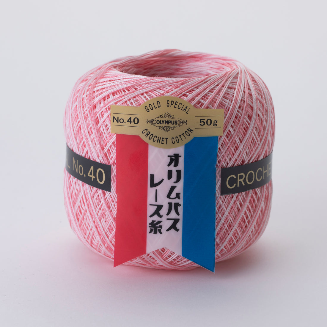 Gold Label No. 40 lace yarn, 50g ball, Shaded