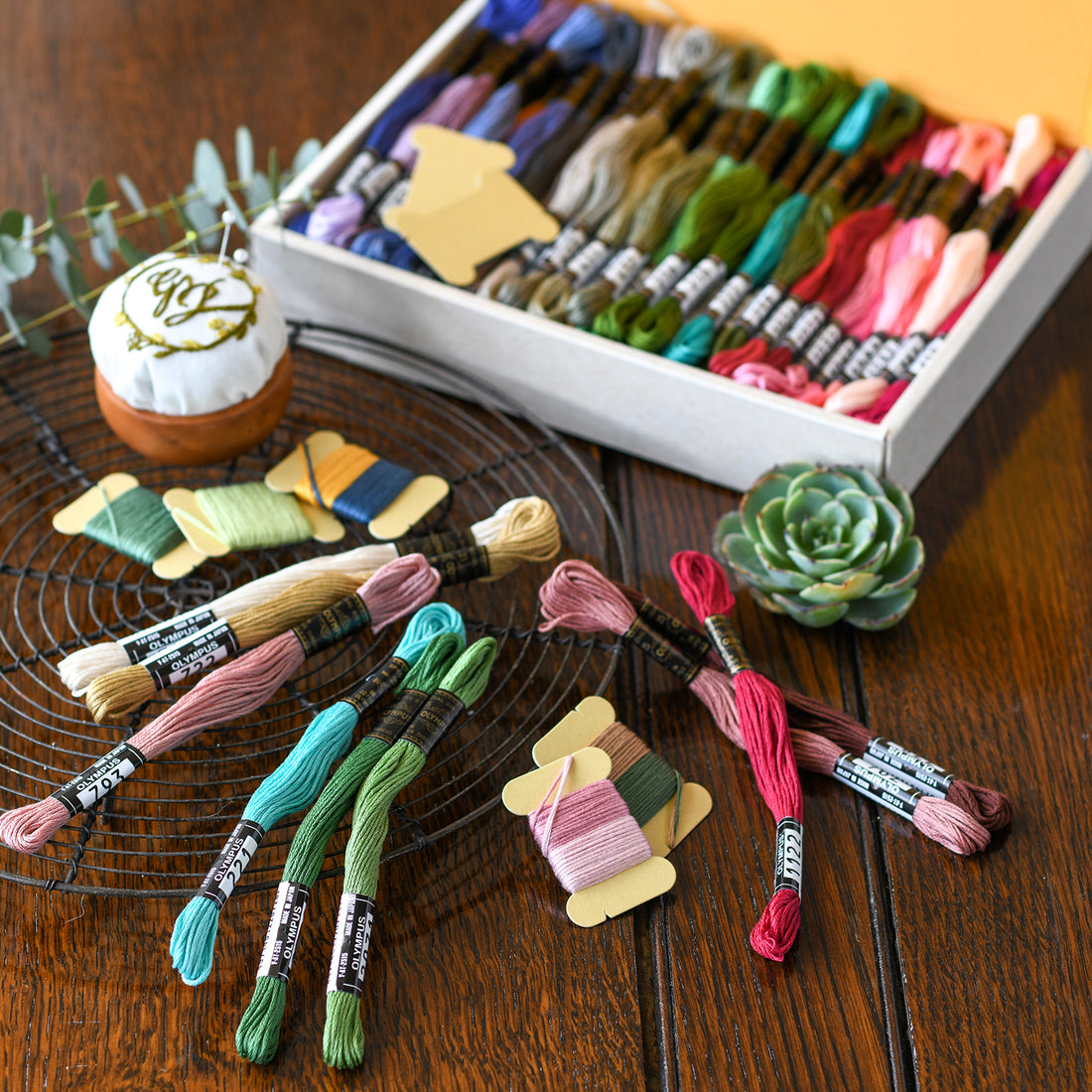 GARDEN PARTY Embroidery Thread Set with Spool GP-25