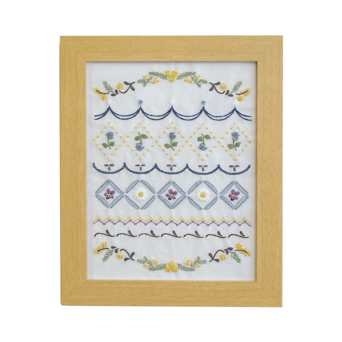 GARDEN PARTY French Embroidery Sampler GP-K10 Level 1 Motif Sampler