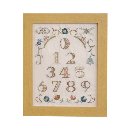 GARDEN PARTY French Embroidery Sampler GP-K11 Level 2 Number Sampler