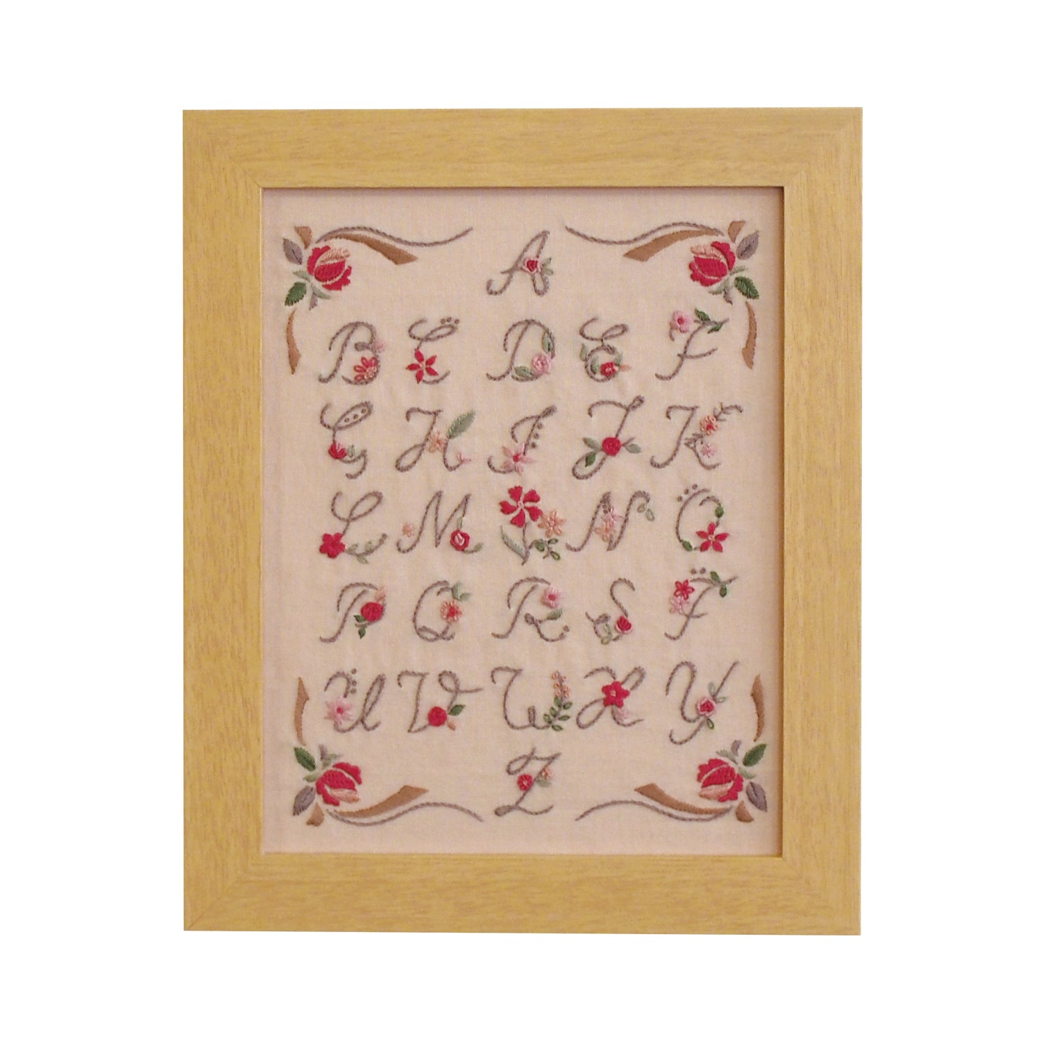 GARDEN PARTY French Embroidery Sampler GP-K12 Level 3 Alphabet Sampler