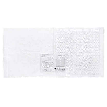 Sashiko Sampler H-1103 Honeycomb (White)