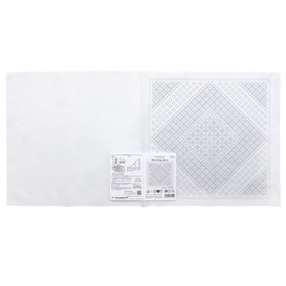 Sashiko Sampler H-1109 Morning glory (white)