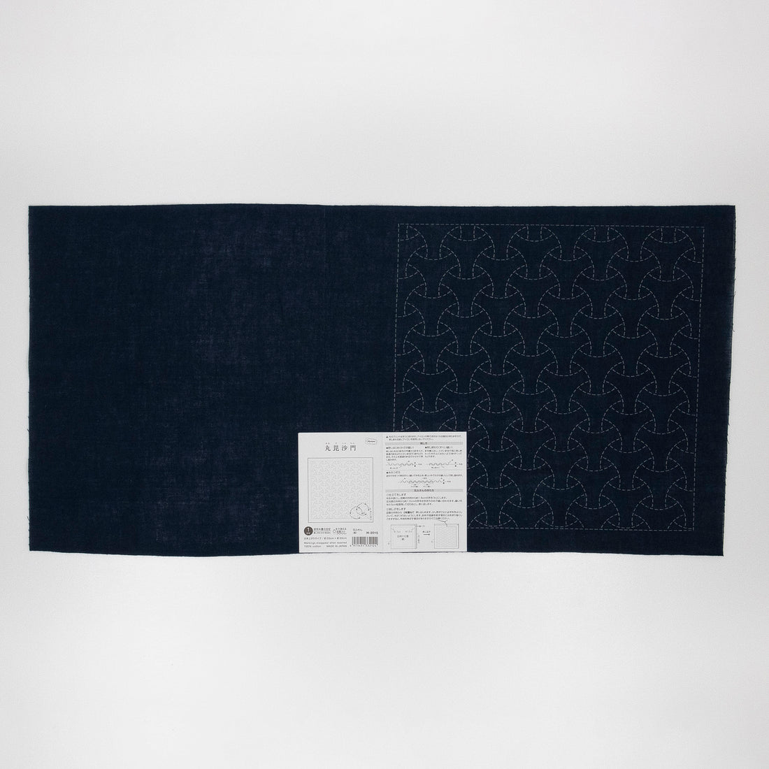 Sashiko Sampler H-2015 Maru Bishamon (indigo)