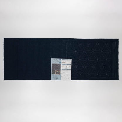 Placemat L-2004 Flower cart (indigo)