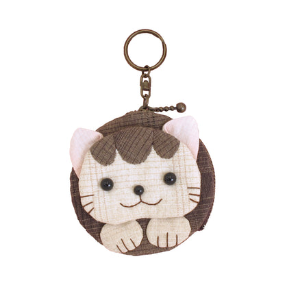 PA-610 Coin case with key ring - Cat