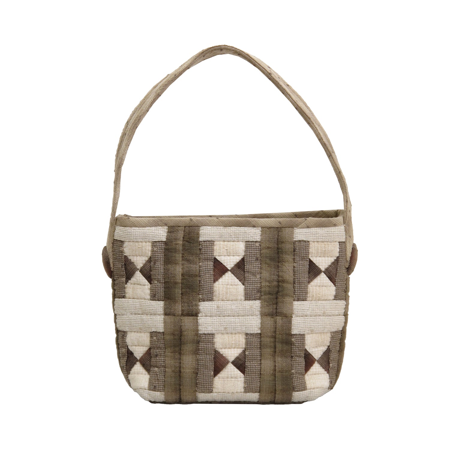 PA-672 Log Cabin Semi-Shoulder Bag