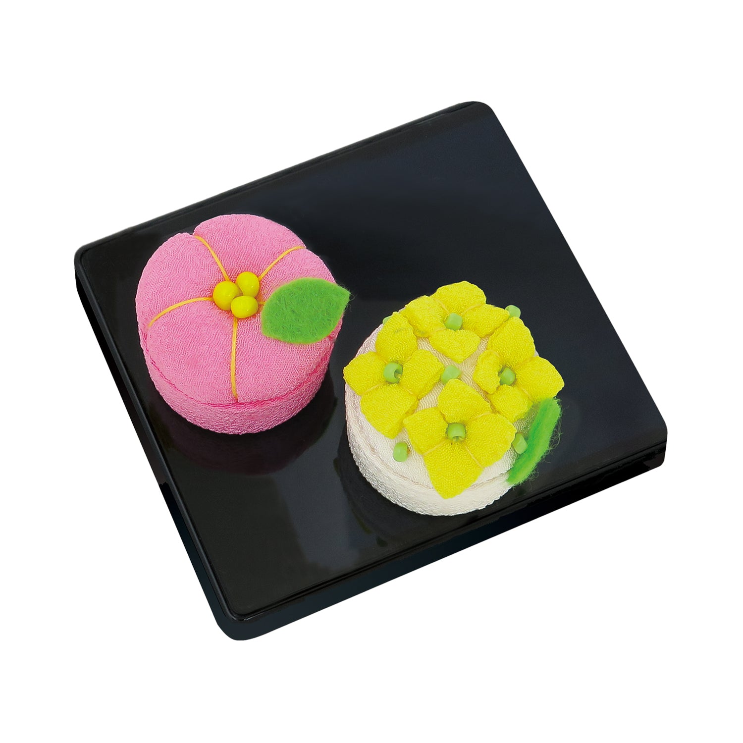 PA-689 Japanese sweets magnet Plum and rape blossoms