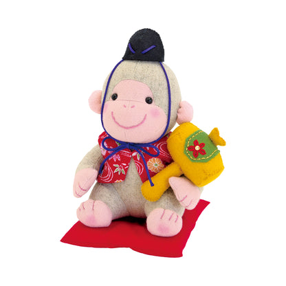 PA-713 Happy White Monkey (Plush Toy)