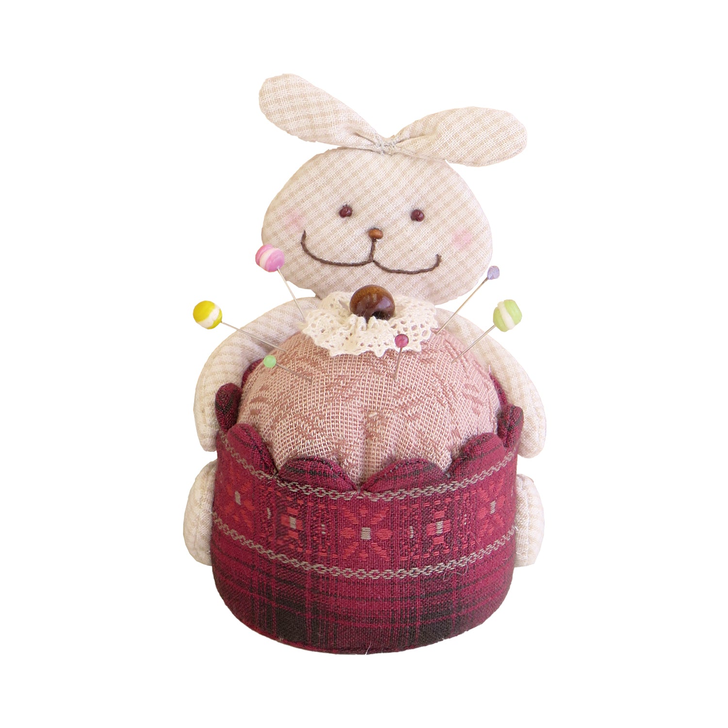 PA-735 Rabbit Cupcake Pin Cushion