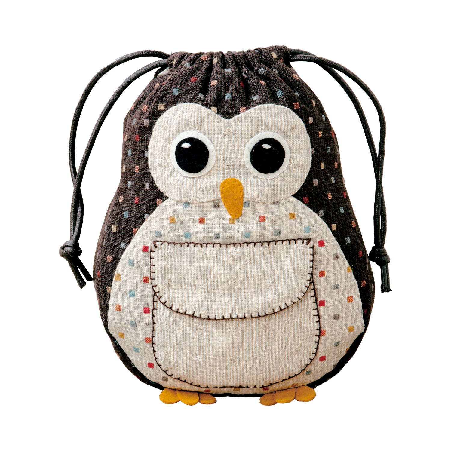 PA-762 Owl Drawstring Bag