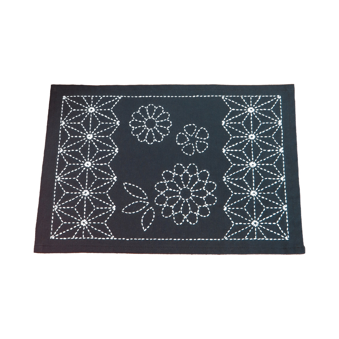 SK-312 Tea mat, classic chrysanthemum and Asanoha