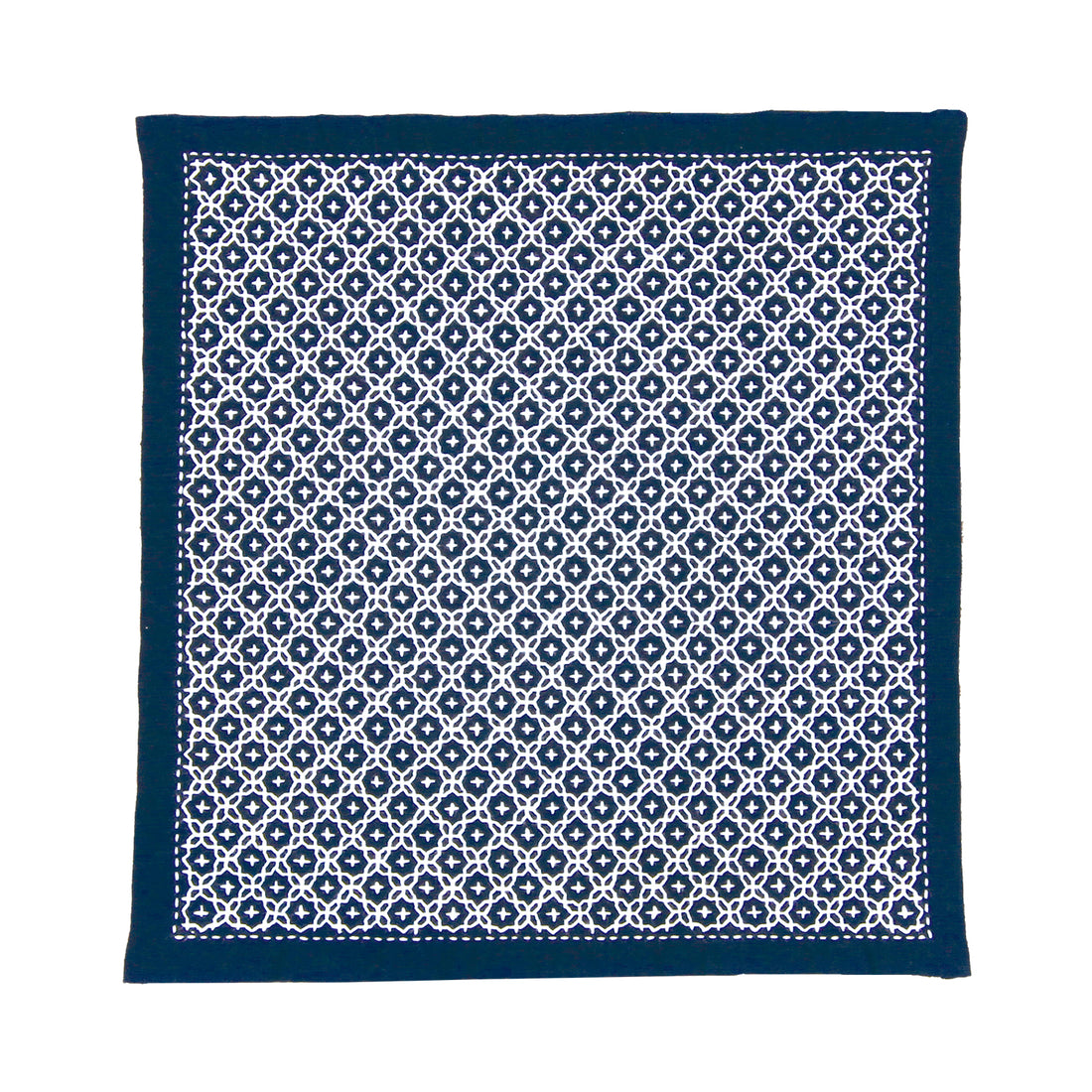 SK-333 Sashiko Sampler with Jujihanazashi (Indigo)