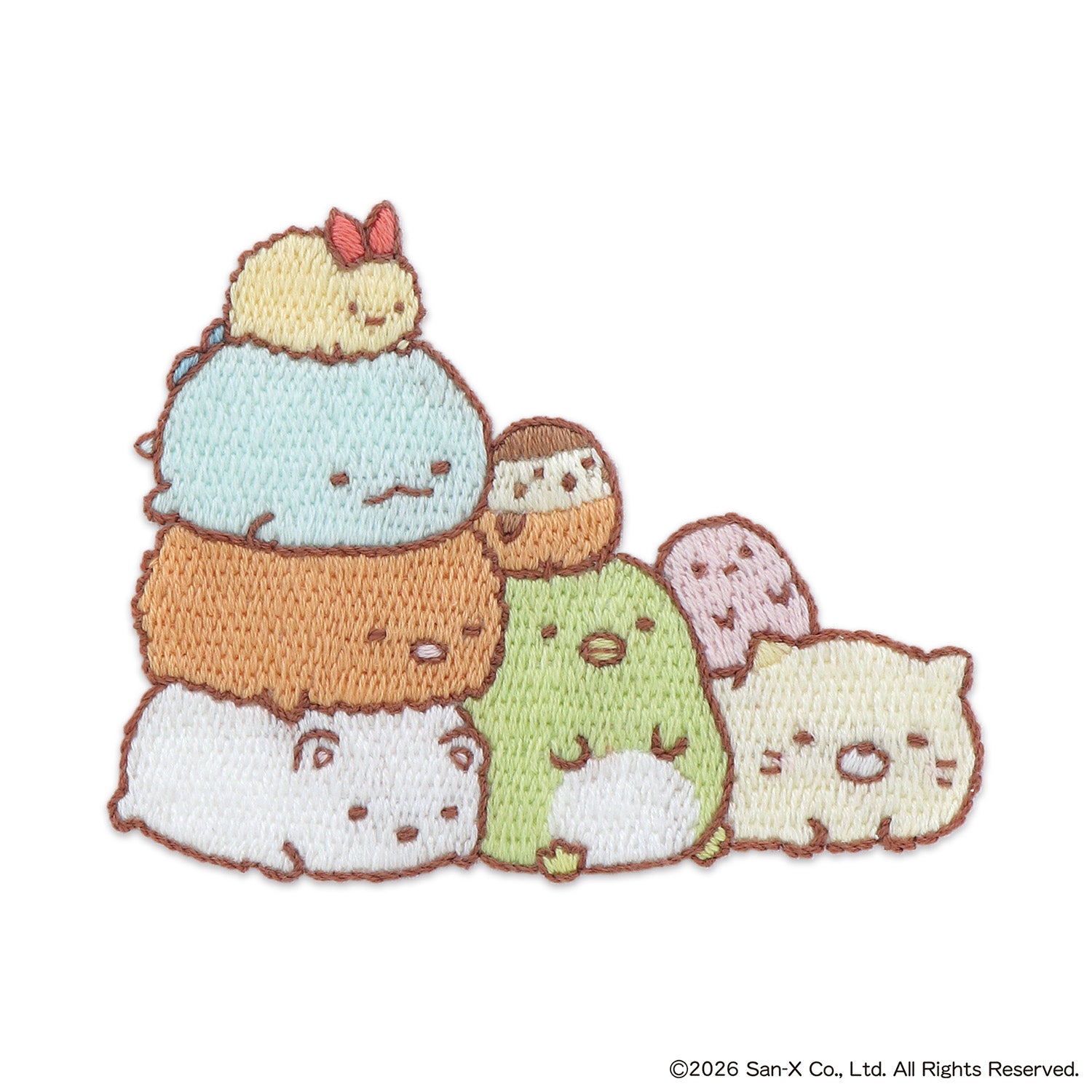 はってはじめる刺しゅうキット（すみっコぐらし）