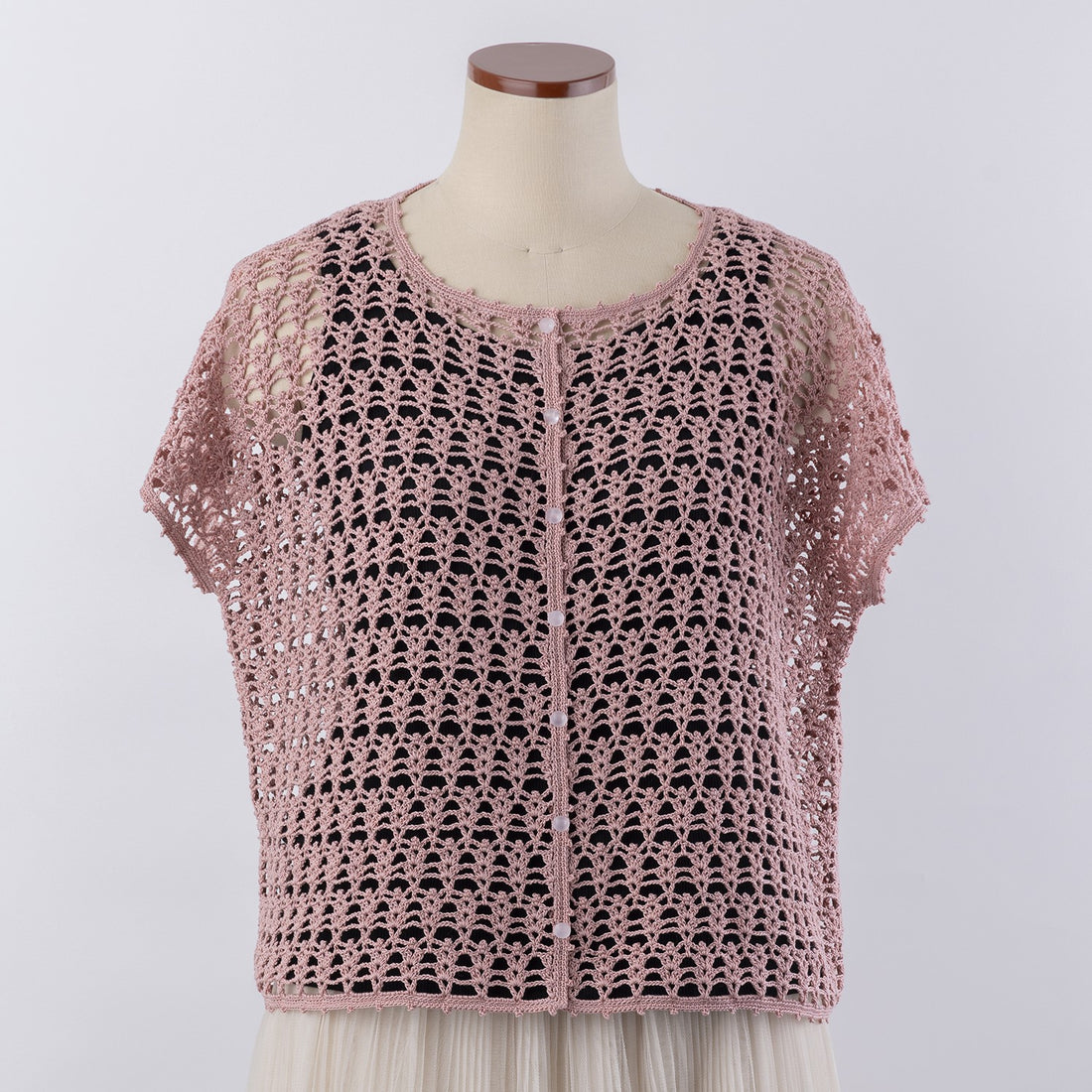 French Flower Cardigan Knitting Pattern
