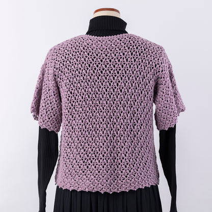 Lilac pullover knitting pattern