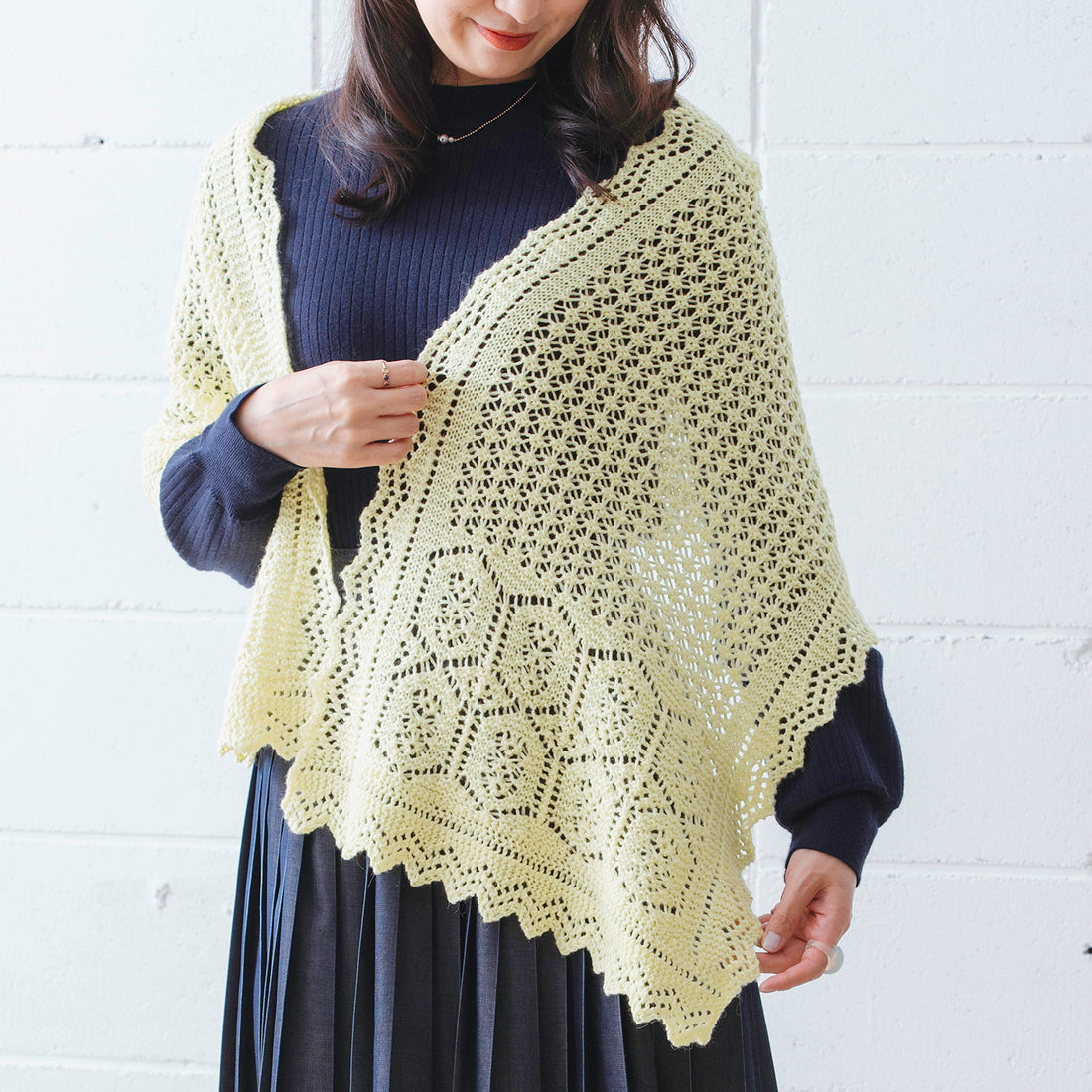 Shetland lace shawl knitting pattern