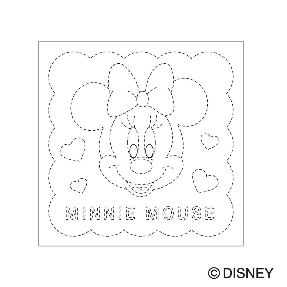 Flower Towel 67 Minnie Mouse