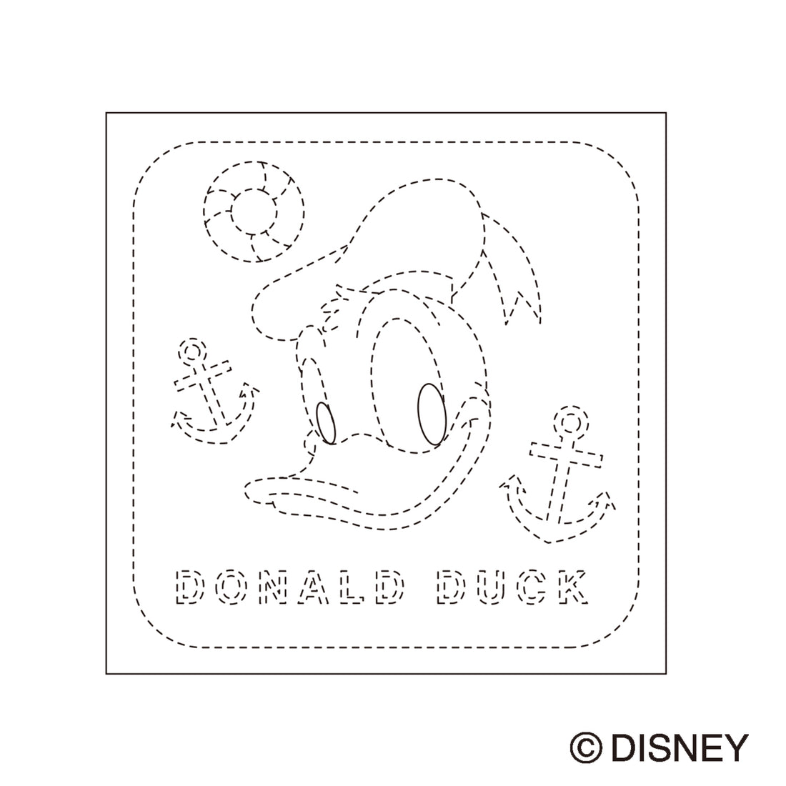 Flower Towel 68 Donald Duck