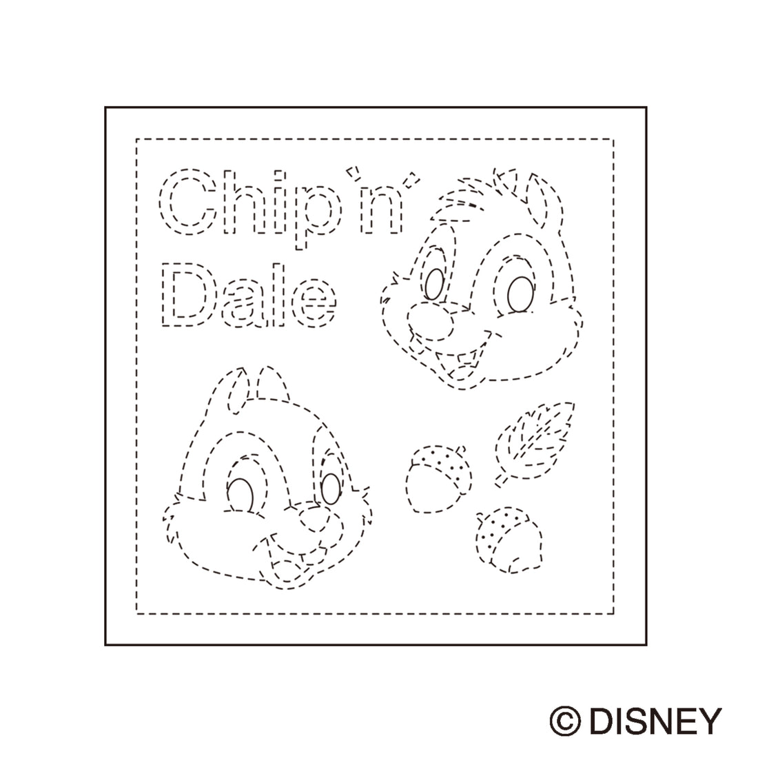 Flower Towel 69 Chip & Dale