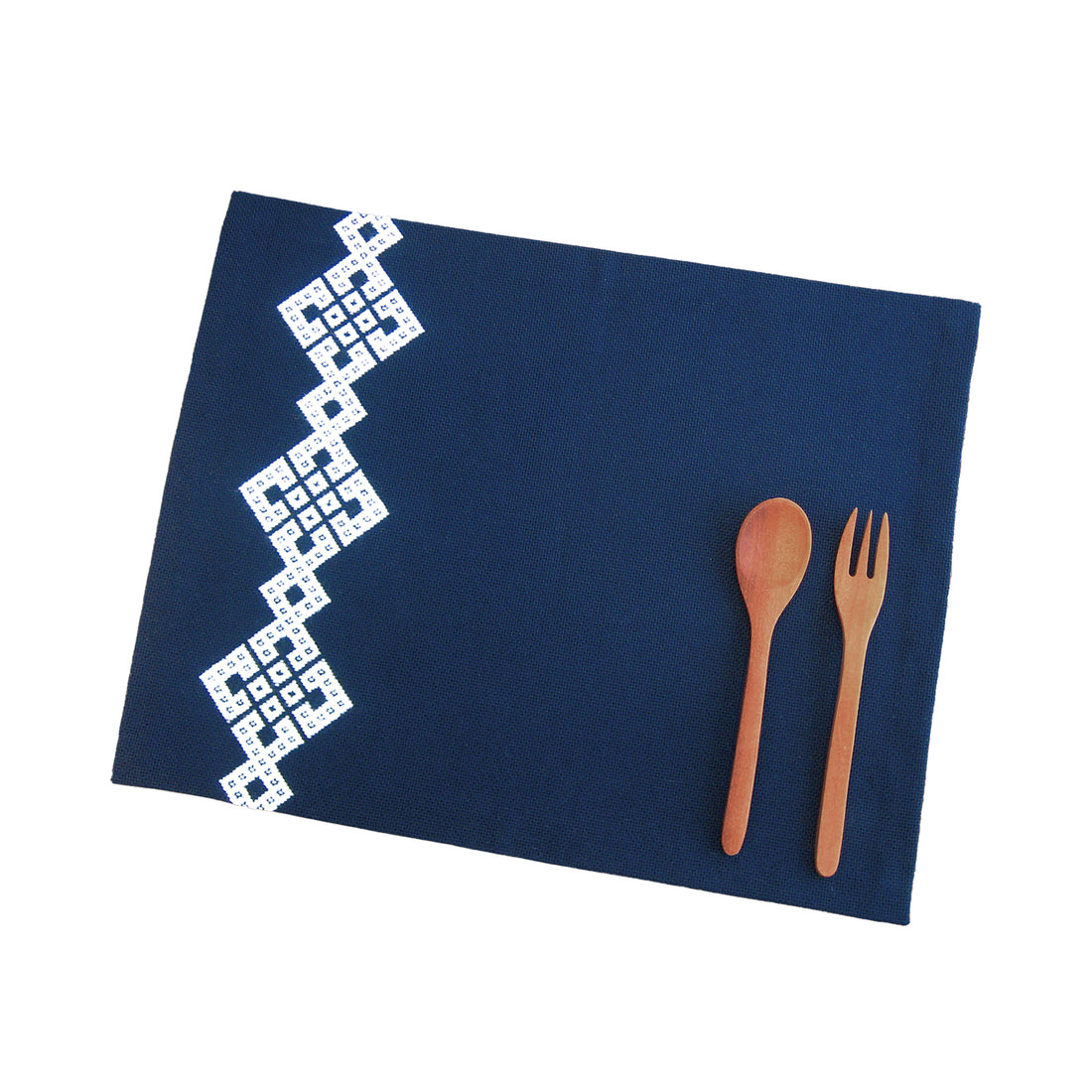 Kogin 15 Placemat (Navy)