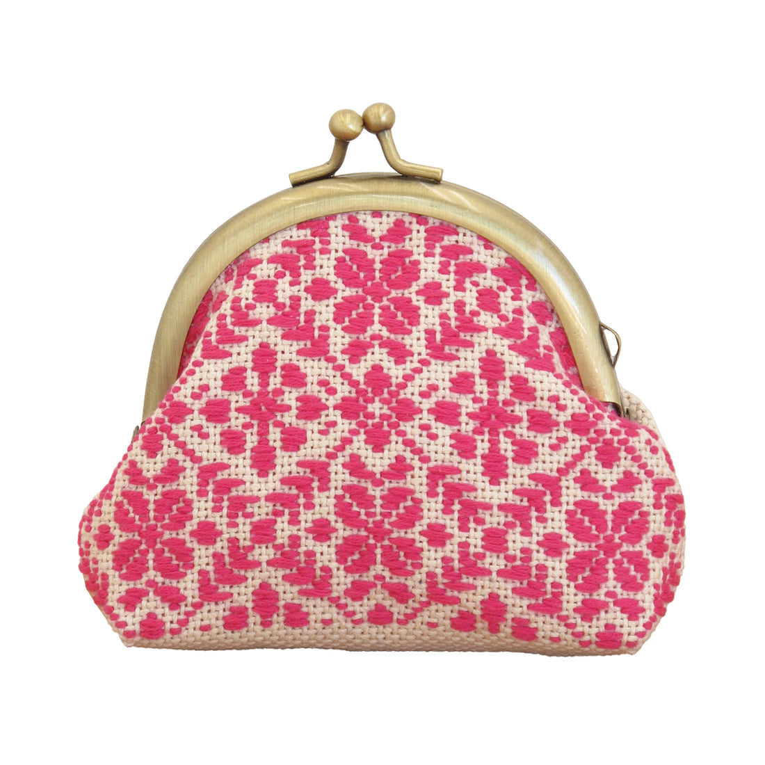 Kogin 36 Round Purse Pouch (Beige)