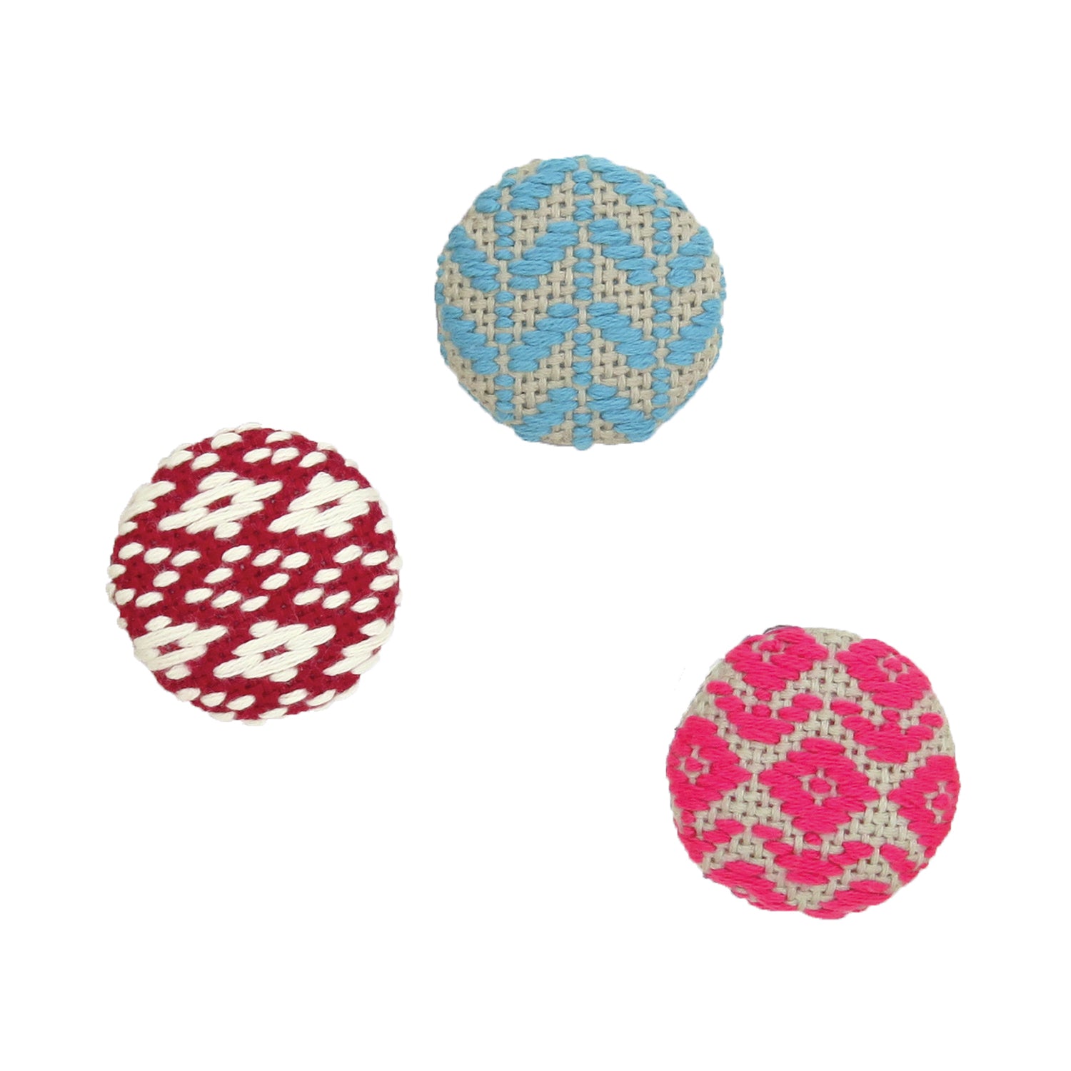 Kogin 56 Covered Button (Flower) Set of 3