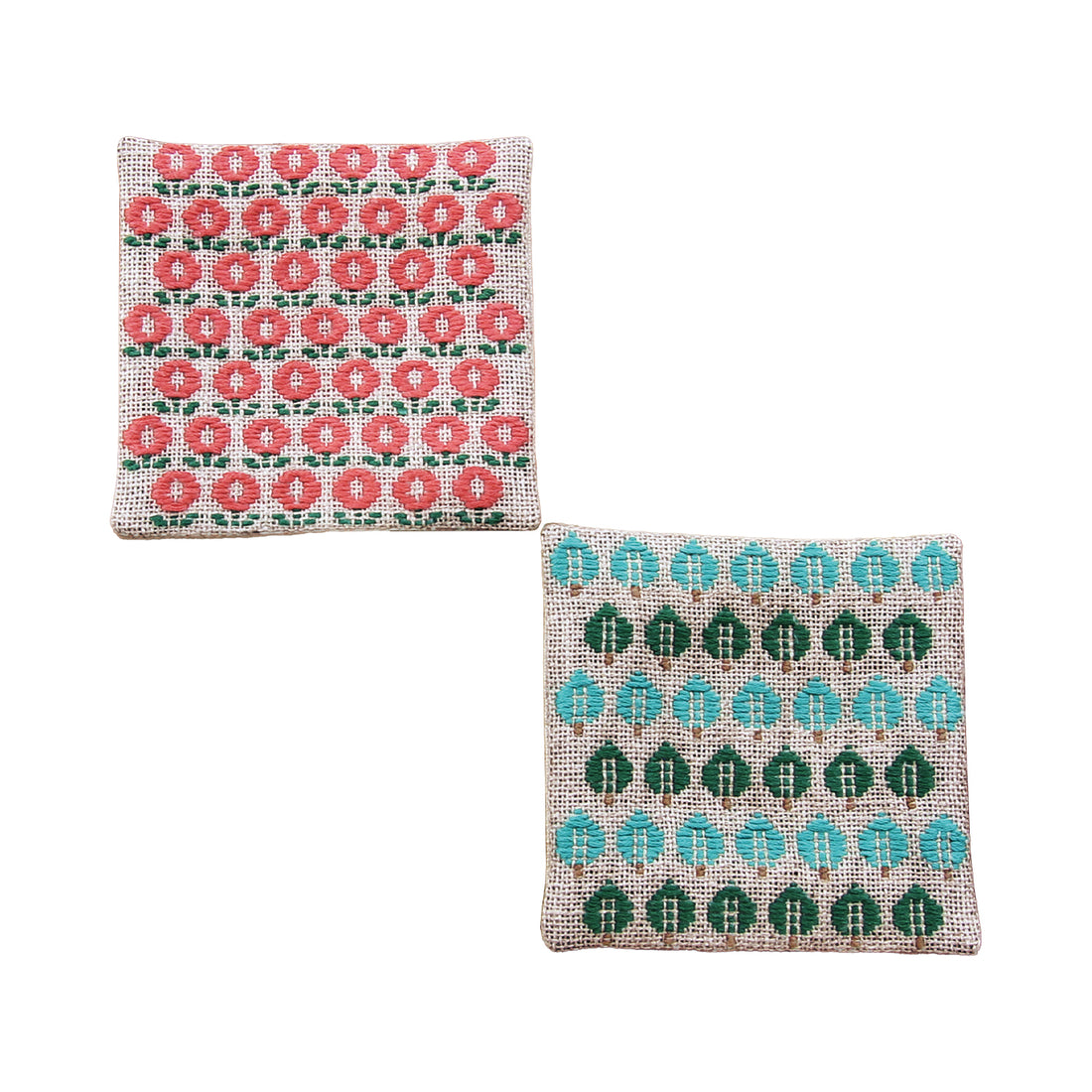 Kogin 60 Kogin coaster Daisy and forest