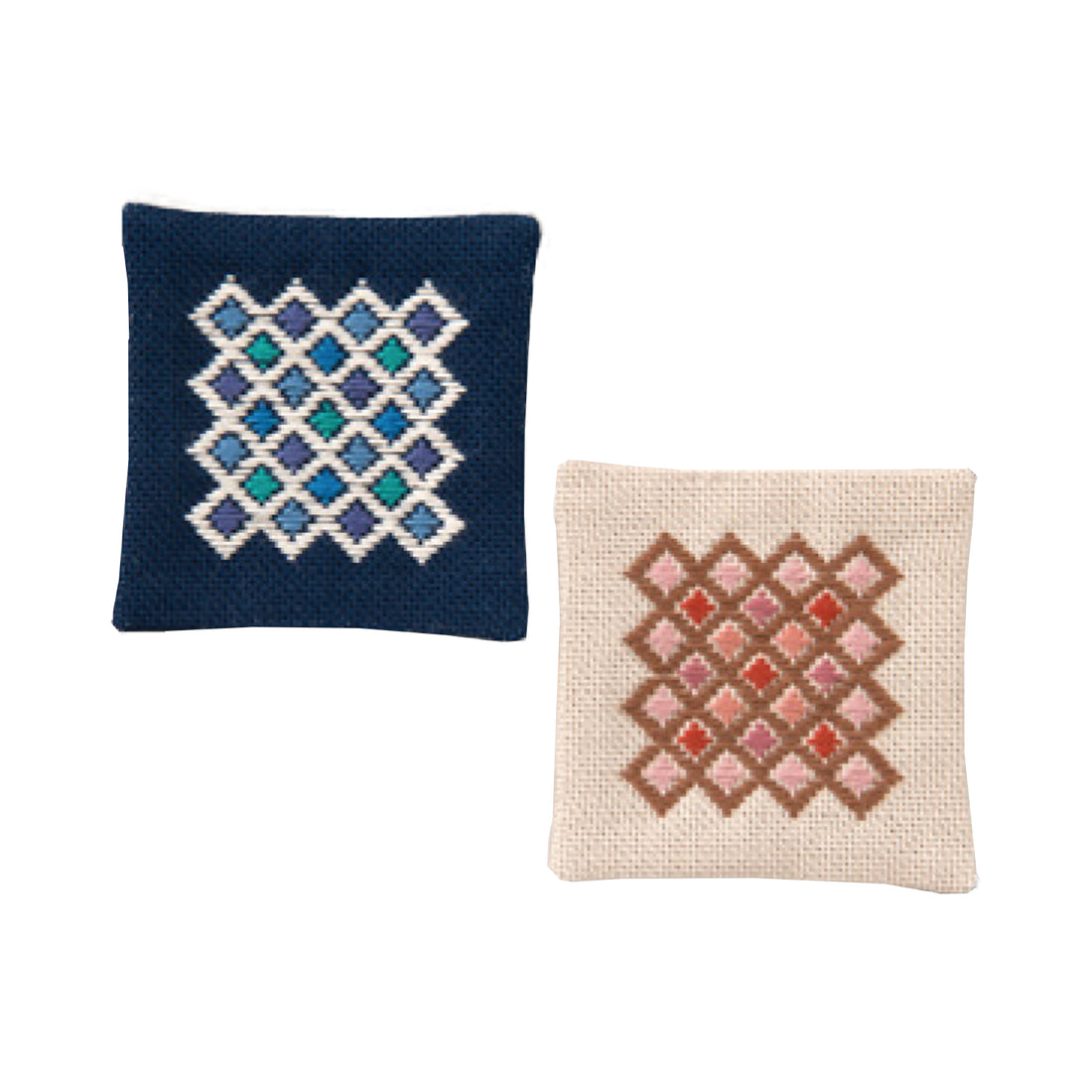 Kogin 75 Kogin Embroidery Coaster B