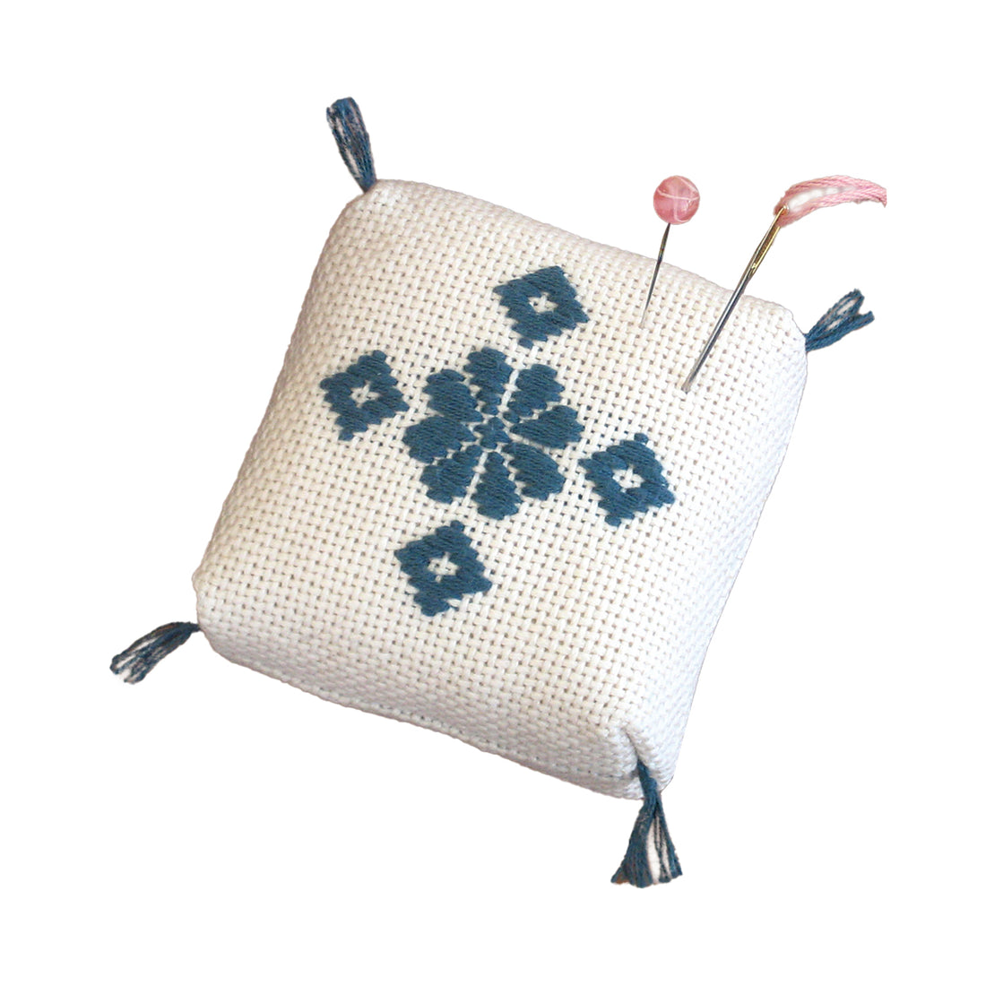 Kogin 8 Pincushion (Beige)