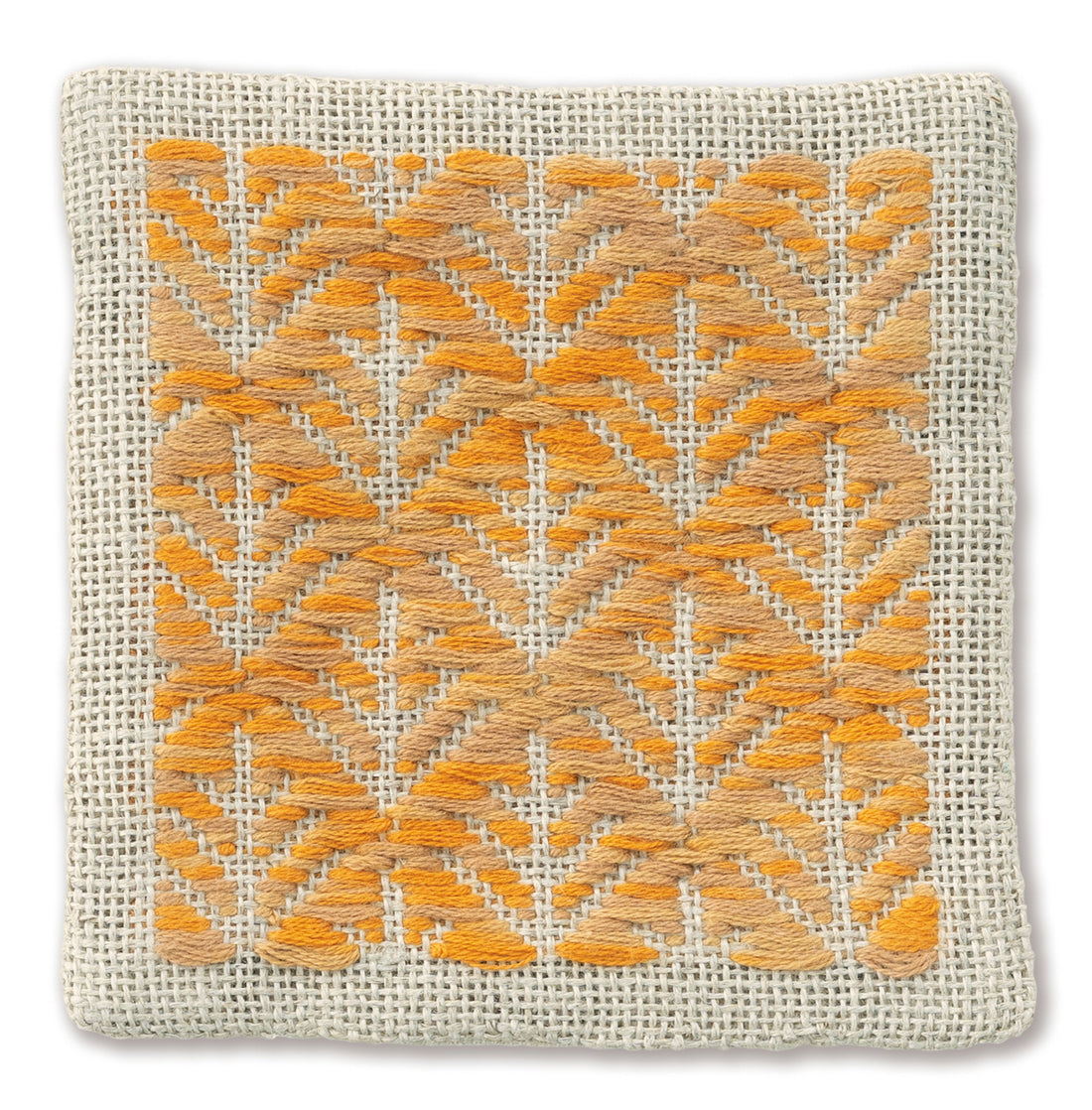 Kogin 91 Coaster Pine Cone and Snowflake