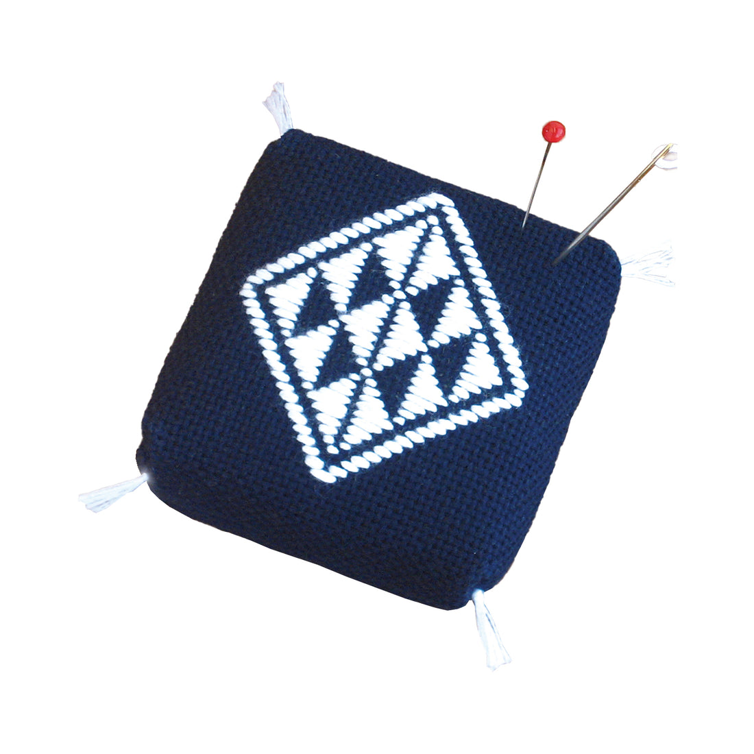 Kogin 9 Pincushion (Navy)