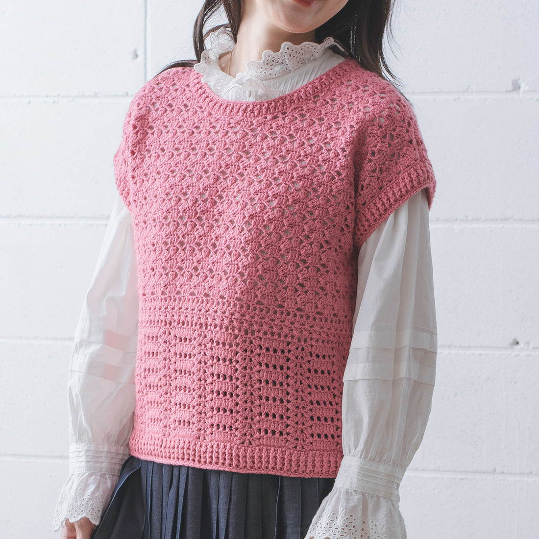 Straight knit vest pattern