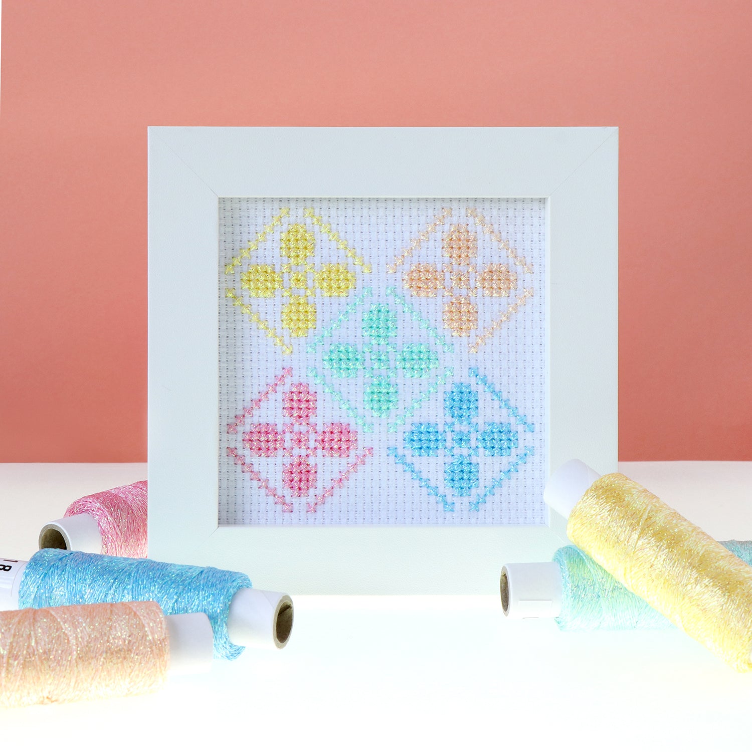 手芸用ラメ糸　クリア