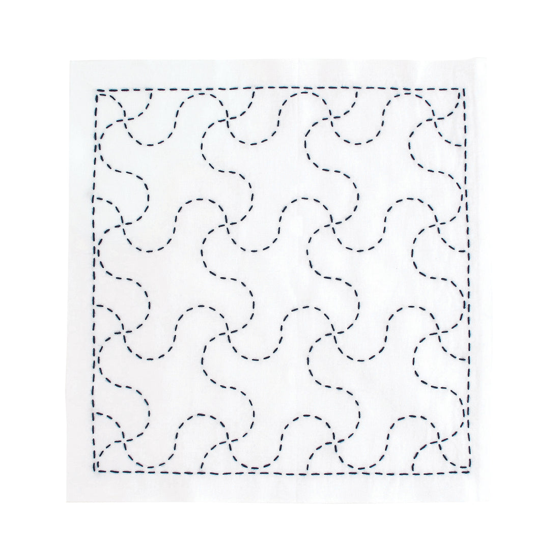 Sashiko 268 Sashiko Sampler Chidori-Tsunagi (White)