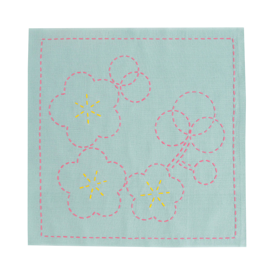 Sashiko 271 Sashiko Sampler Plum (Light Blue)