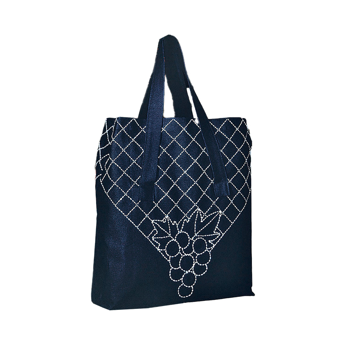 Sashiko 43 Shopping Bag (Navy)