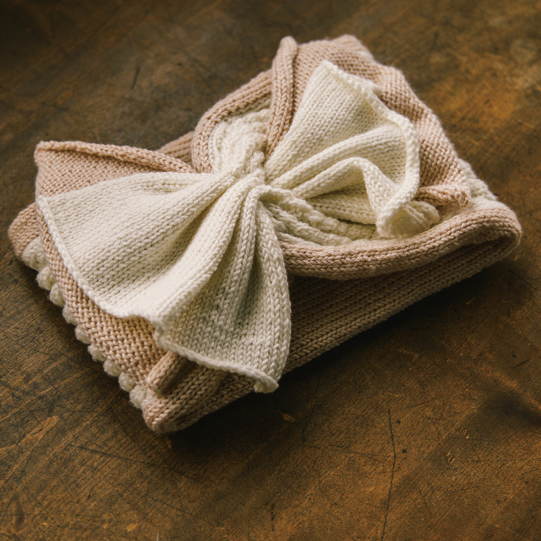 Candy muffler knitting pattern