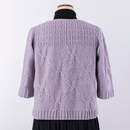 Asymmetrical cardigan knitting pattern