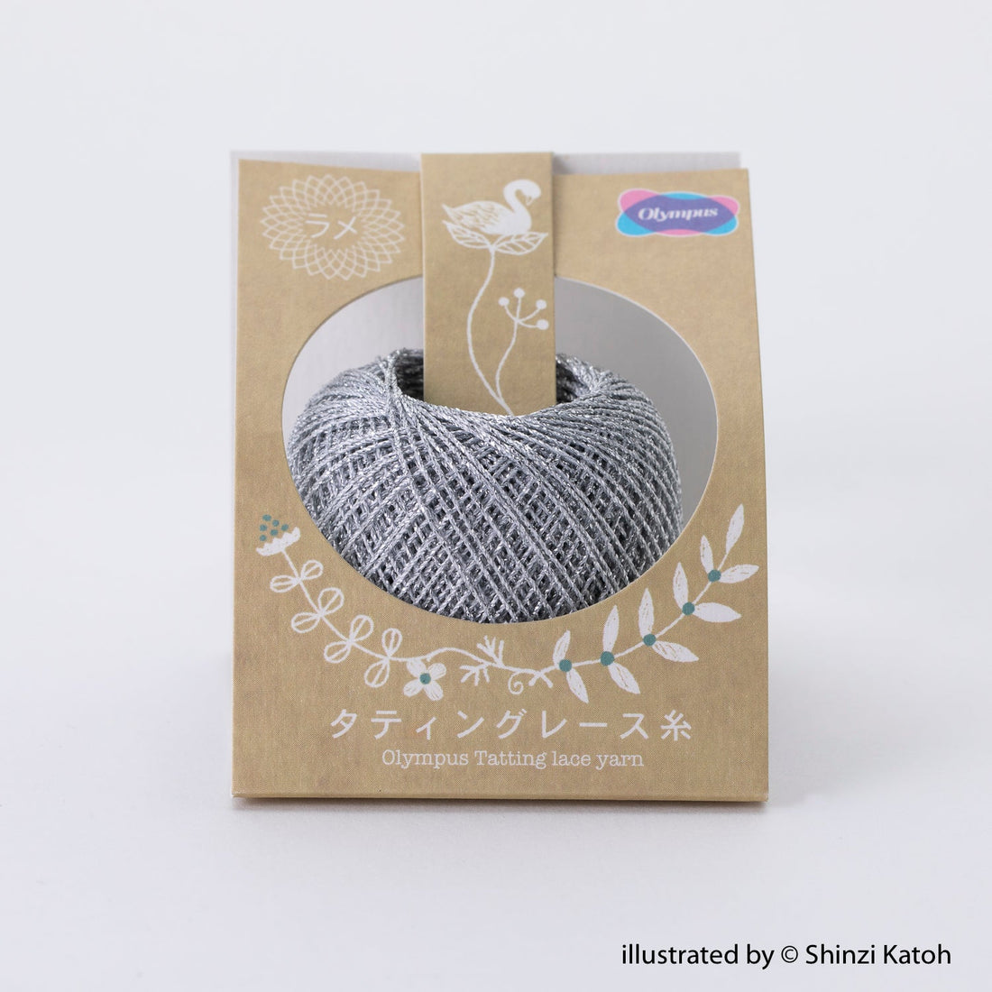 Tatting lace yarn Lamé 40m ball