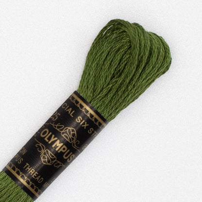 No. 25 embroidery thread, green