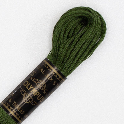 No. 25 embroidery thread, green