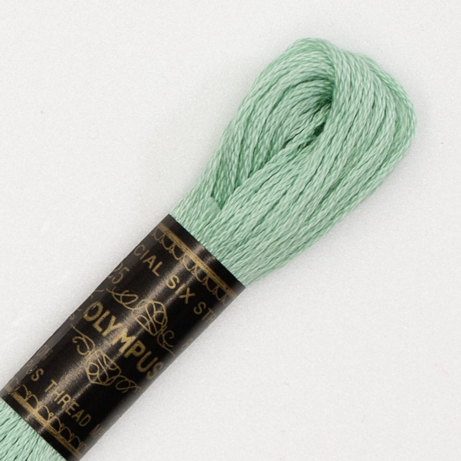 No. 25 embroidery thread, green