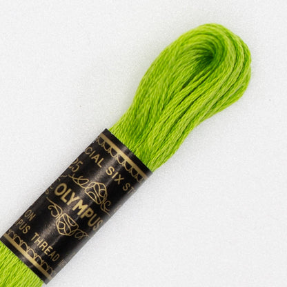 No. 25 embroidery thread, green