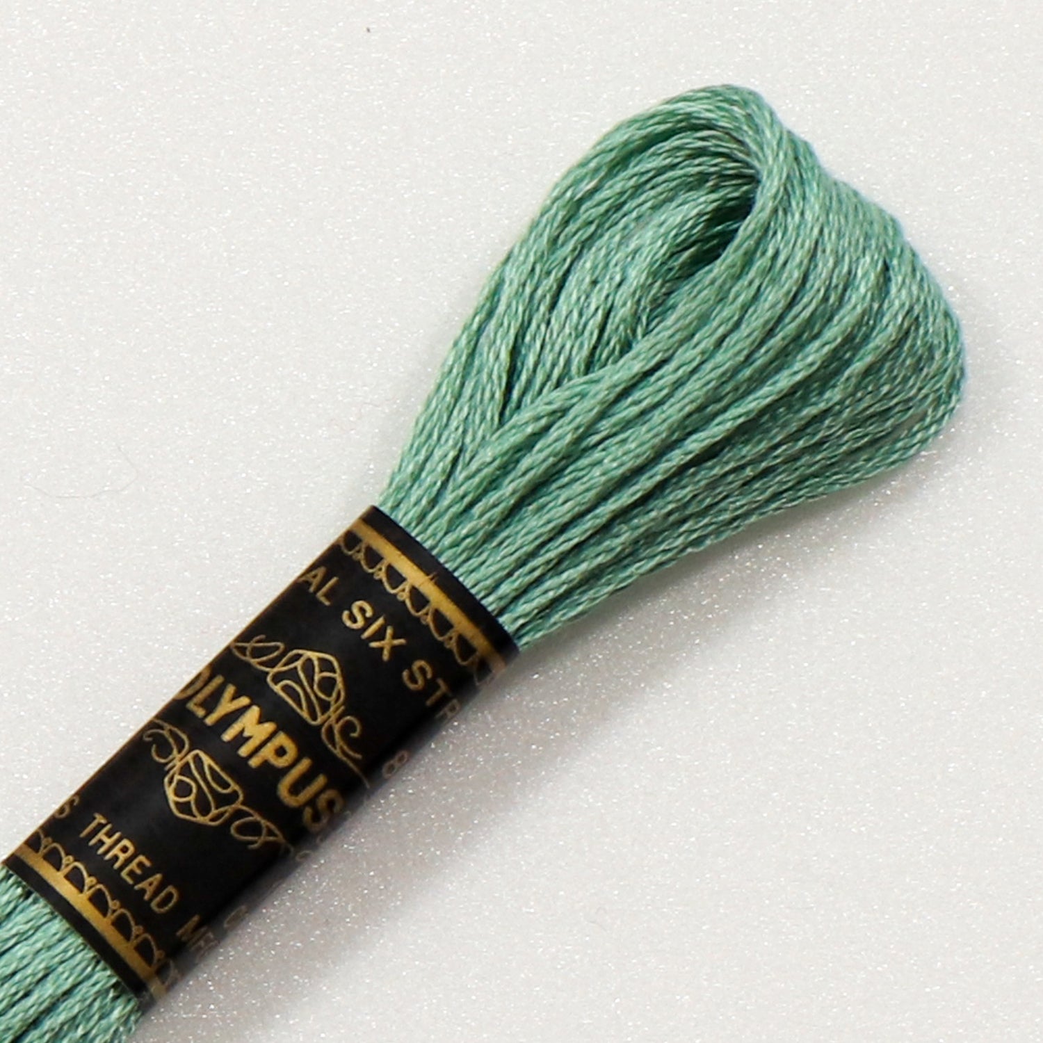 No. 25 embroidery thread, green