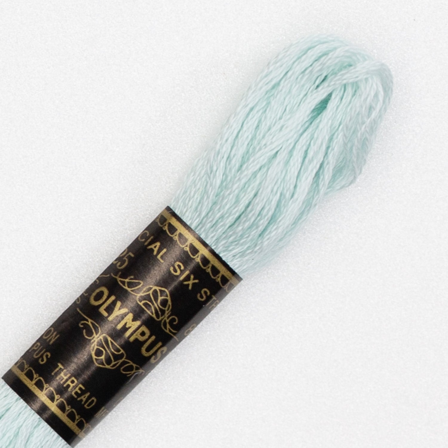 No. 25 embroidery thread, green