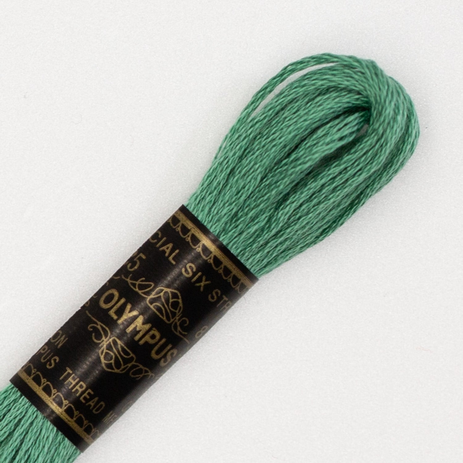 No. 25 embroidery thread, green